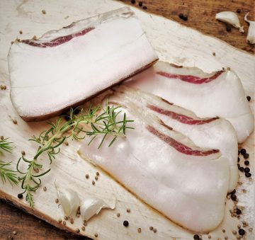 Bela  suha slanina (lardo) - 400g
